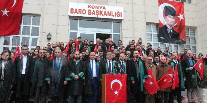 Konya Barosu Terörü Lanetledi