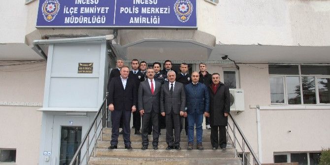 Başkan Karayol İncesu Emniyet Amirliğini Ziyaret Etti