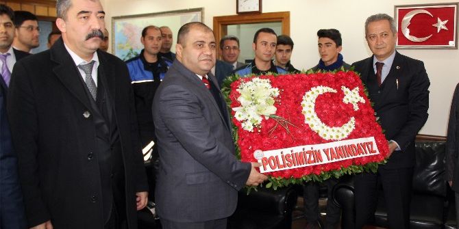 Emniyet Müdürü Çetinkaya’ya ‘Yanınızdayız’ Ziyaretleri