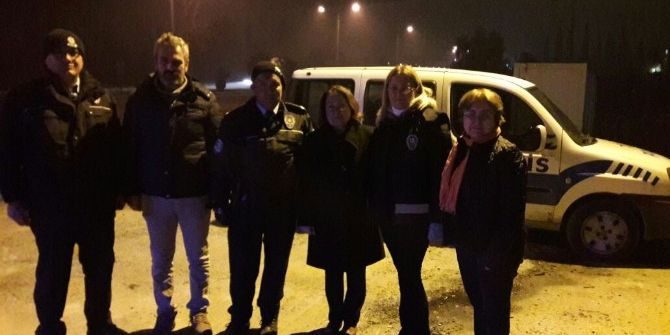 Şehit Aileleri’nden Görevi Başındaki Polislere Ziyaret