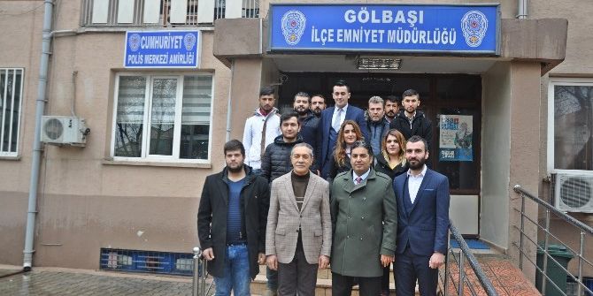 Ak Parti Gölbaşı Gençlik Kollarından Emniyete Ziyaret