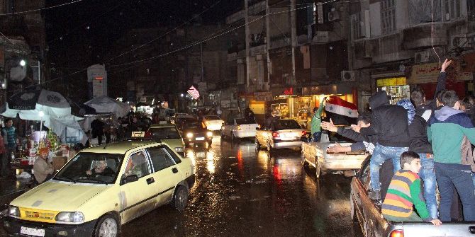 Halep’te Rejim Yanlıları Katliamı Kutladı
