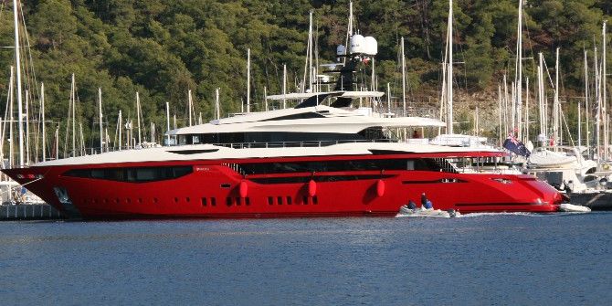 Kraliyet Ailesine Ait Olduğu İleri Sürülen Lüks Yat ’Ipanema’ Marmaris’te