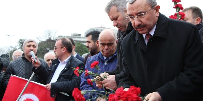 Sancaktepe Belediye Başkanı İsmail Erdem, Beşiktaş’ta Şehitleri Andı