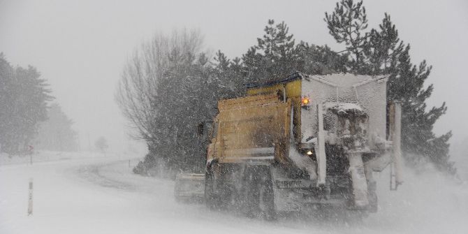 Kastamonu’da Kar Yağışı Etkili Olmaya Devam Ediyor