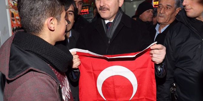 Hakkari’de Bakan Soylu’ya Anlamlı Hediye