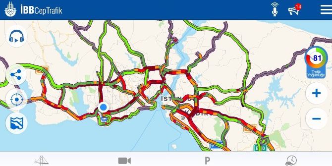 İstanbul’da Kar Etkisini Arttırarak Devam Ediyor