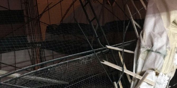 Şiran’da Halı Saha Çöktü: 4 Yaralı