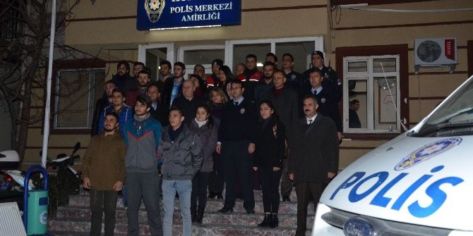 Kyk Öğrencilerinden Polis Merkezlerine Ziyaret