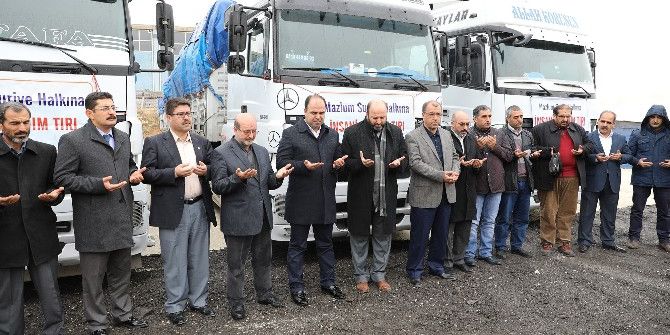 Şanliurfa’dan Halep’e 4 Tır İnsani Yardım