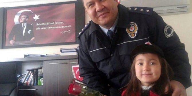 İlkokul Öğrencilerinden Polislere Ziyaret