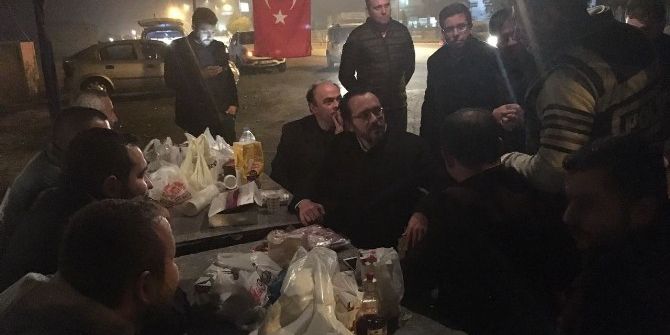 Adü Rektörü Bircan’dan Polisleri Acılı Günlerinde Yalnız Bırakmadı