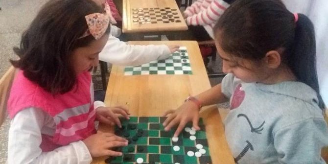 Kızılcahamam’da Eski Okul Sıraları Akıllı Sıralara Dönüştü