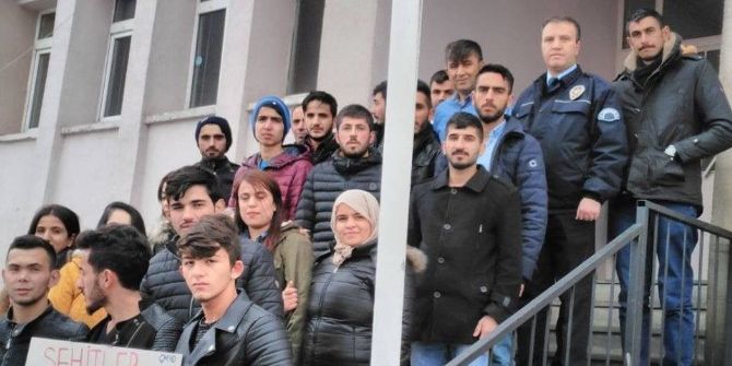 Çmyo Öğrencileri Terörü Kınadı