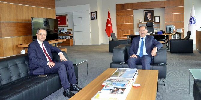 Çerkezköy Kaymakamı Kubilay Rektör Şimşek’le Vedalaştı