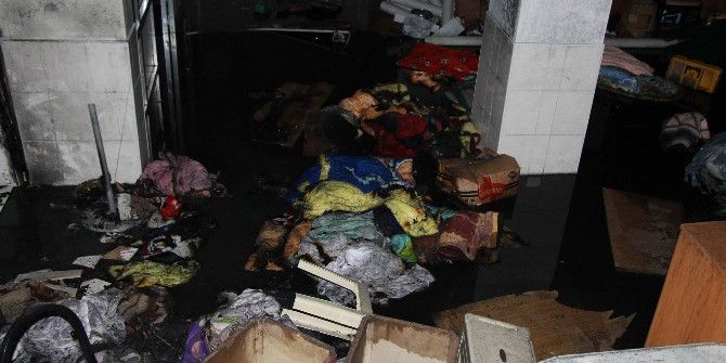 Samsun’da Yurt Yangını Korkuttu