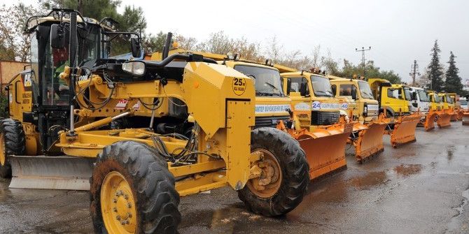 Gaziantep Büyükşehirin Karla Mücadele Ekibi Hazır