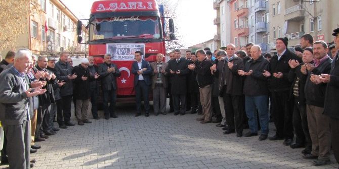 Hisarcık Belediyesi Ve İhh’dan Halep’e Yardım Kampanyası