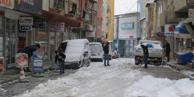 İspir’de Kar Yağışı
