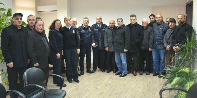 Polislere Başsağlığı Ziyareti