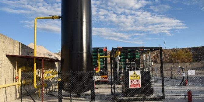 Belediye Asfalt Şantiyesi Doğalgaz Sistemine Geçti