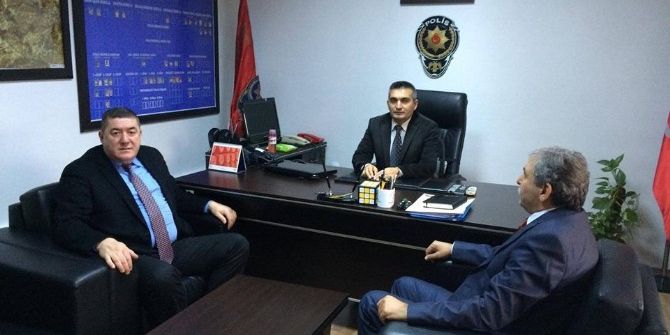 Başkan Nuri Tekin’den Polis Teşkilatına Destek Ziyareti