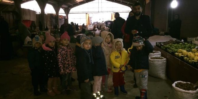 Ana Sınıfı Öğrencileri Pazaryerini Gezdi