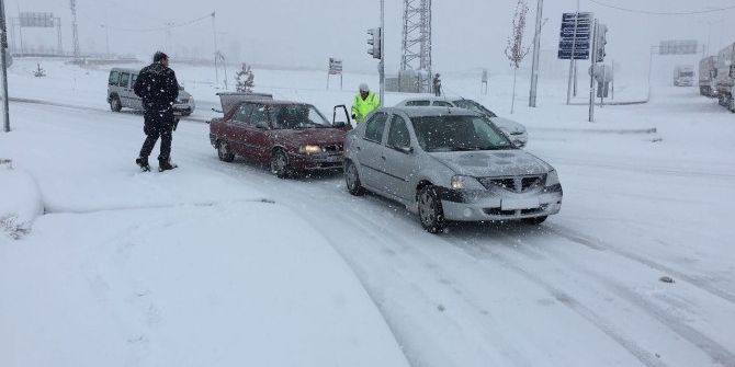 Patnos’ta Kar Yağışı