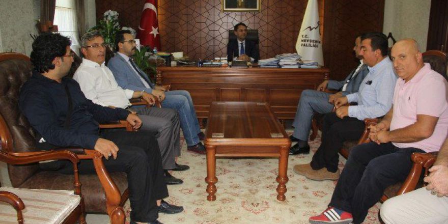 Askf Yöneticileri Vali Aktaş’ı Ziyaret Etti