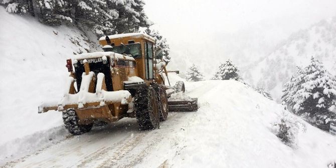 Kar Yağışı Kahramanmaraş’ta Hayatı Olumsuz Etkiledi