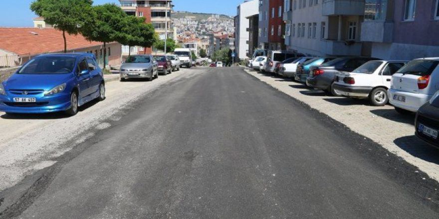 Sinop’ta Asfalt Çalışmaları