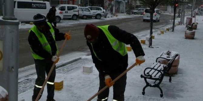 Seydişehir Belediyesi’nde Karla Mücadele Çalışmaları