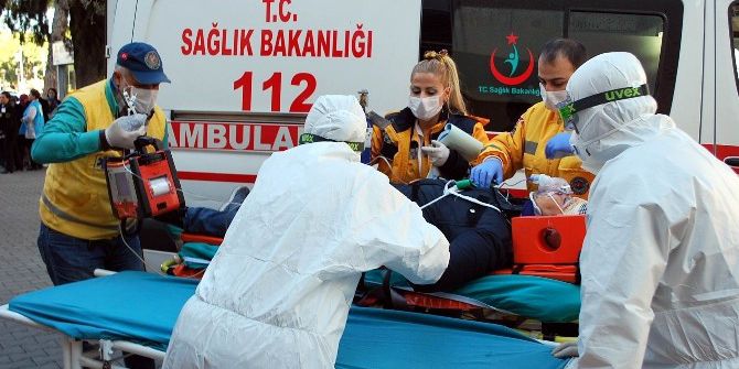 Salihli’de Gerçeği Aratmayan Tatbikat