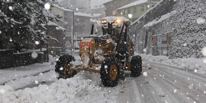 Bitlis Belediyesinden Karla Mücadele Çalışması