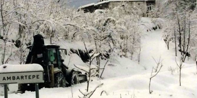 Samsun’da Karla Mücadele