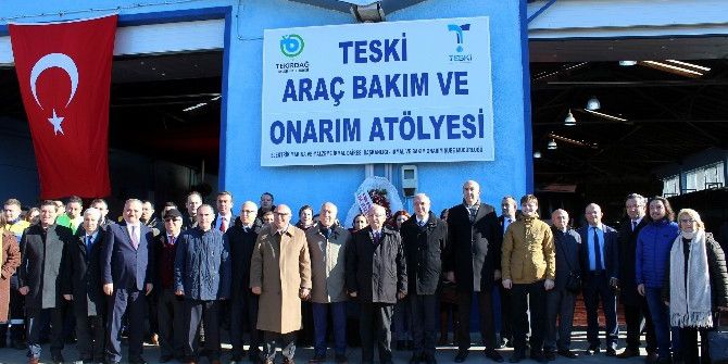 Teski’nin Araç Bakım Ve Onarım Tesisi Açıldı