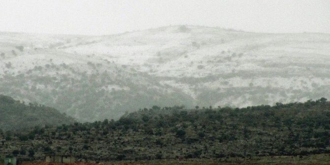 Araban’a Mevsimin İlk Karı Düştü