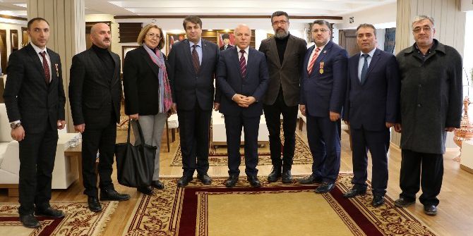 Gazilerden Başkan Sekmen’e Ziyaret