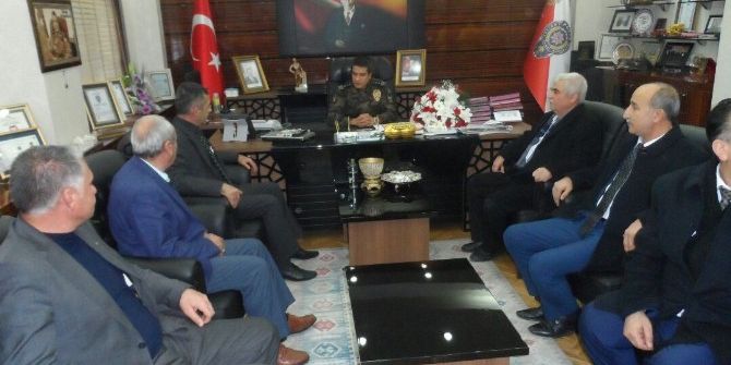 Tırpan’dan Emniyet Müdürü Alper’e Ziyaret