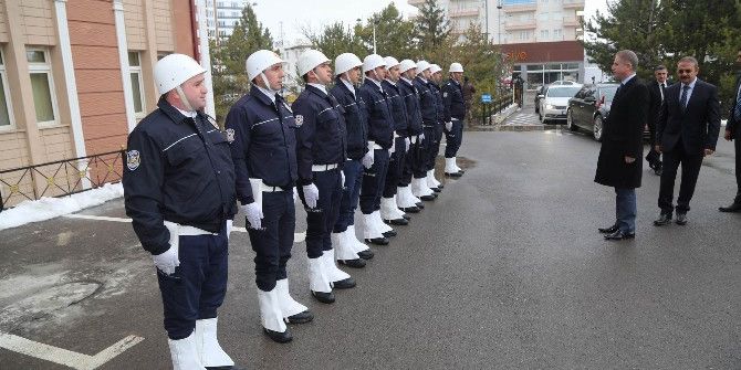 Sivas Valisi Gül, İl Emniyet Müdürü Aksoy’u Ziyaret Etti