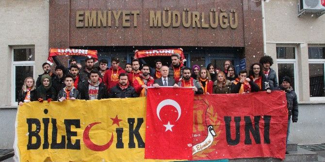 Ultraslan Bilecik Uni’den İl Emniyet Müdürü Namal’a Taziye Ziyareti