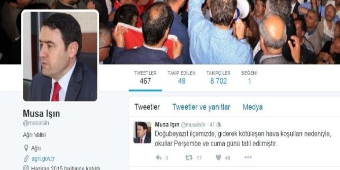 Doğubayazıt’ta Okullar 2 Gün Tatil Edildi