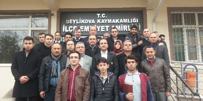 Eğitimcilerden Beylikova İlçe Emniyet Amirliği’ne Ziyaret