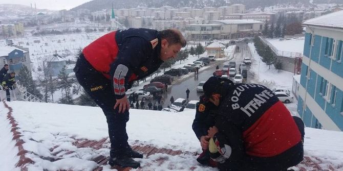 Hastane Çatısında İntihar Girişimi