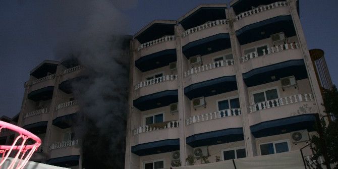 Marmaris’te Boş Otelde Yangın Çıktı
