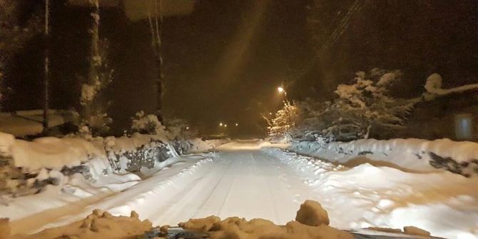 Güroymak’ta Yol Açma Çalışması