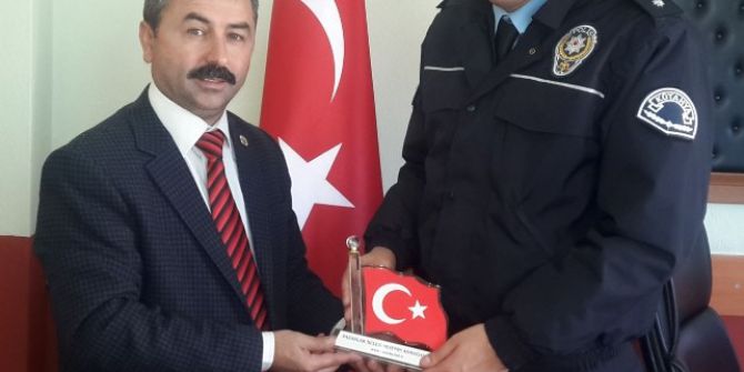 Başkan Cavit Erdoğan’dan Polise Taziye Ziyareti