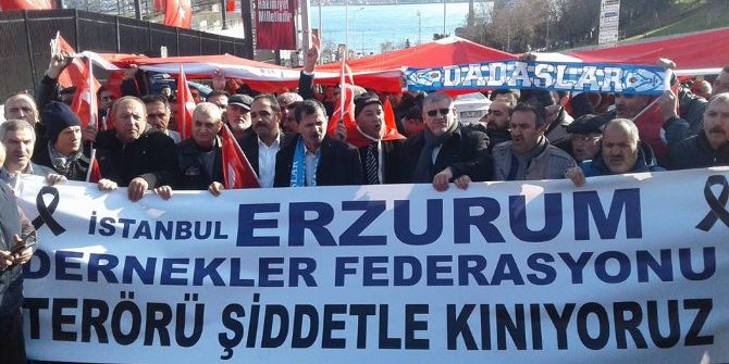 Dadaşlardan Teröre Lanet