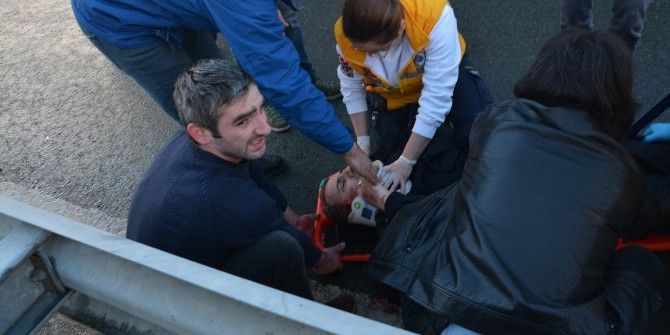 Rize’nin Ardeşen İlçesinde Trafik Kazası: 1 Trafik Polisi Yaralı