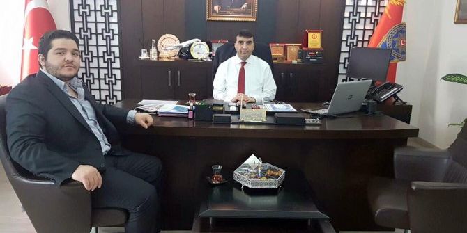 İşadamı Ersin Kaçmaz’dan Polise Destek Ziyareti